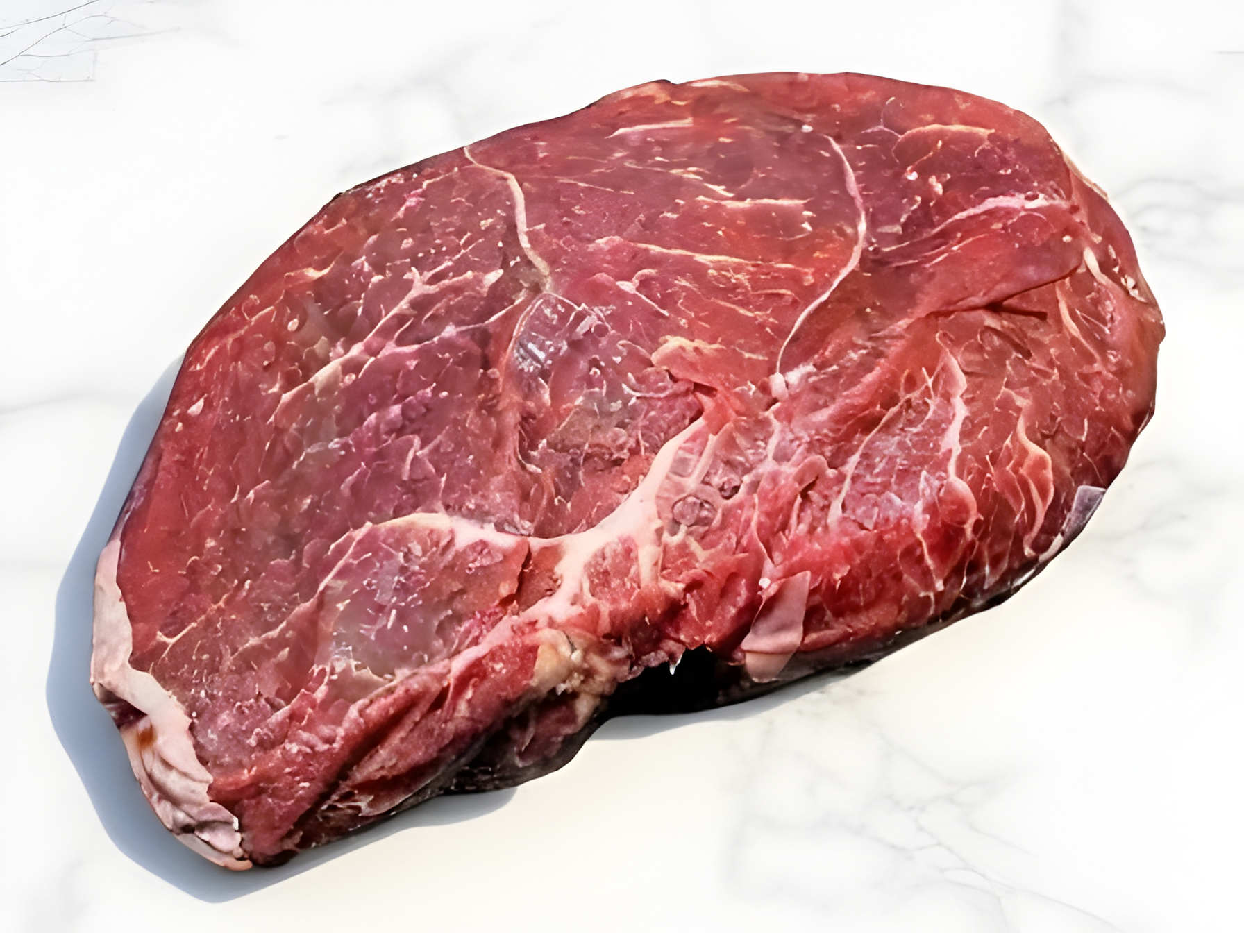 Fresh cuts of dry-aged beef at Lakeshire Farm